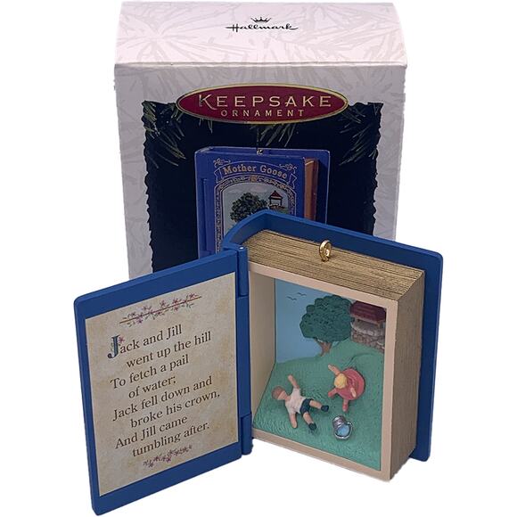 1995 Hallmark Keepsake Ornament JACK AND JILL Mother Goose Collector's Series - Picture 4 of 8